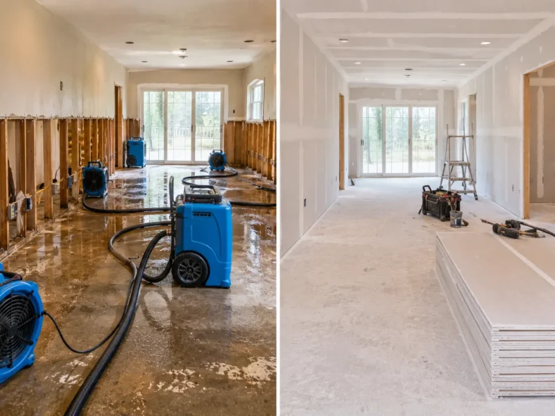 Water Damage Repair vs Restoration – What Bellevue WA and Peoria IL Homeowners Need to Understand